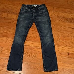 BKE Men’s Dark Blue Aiden Jeans